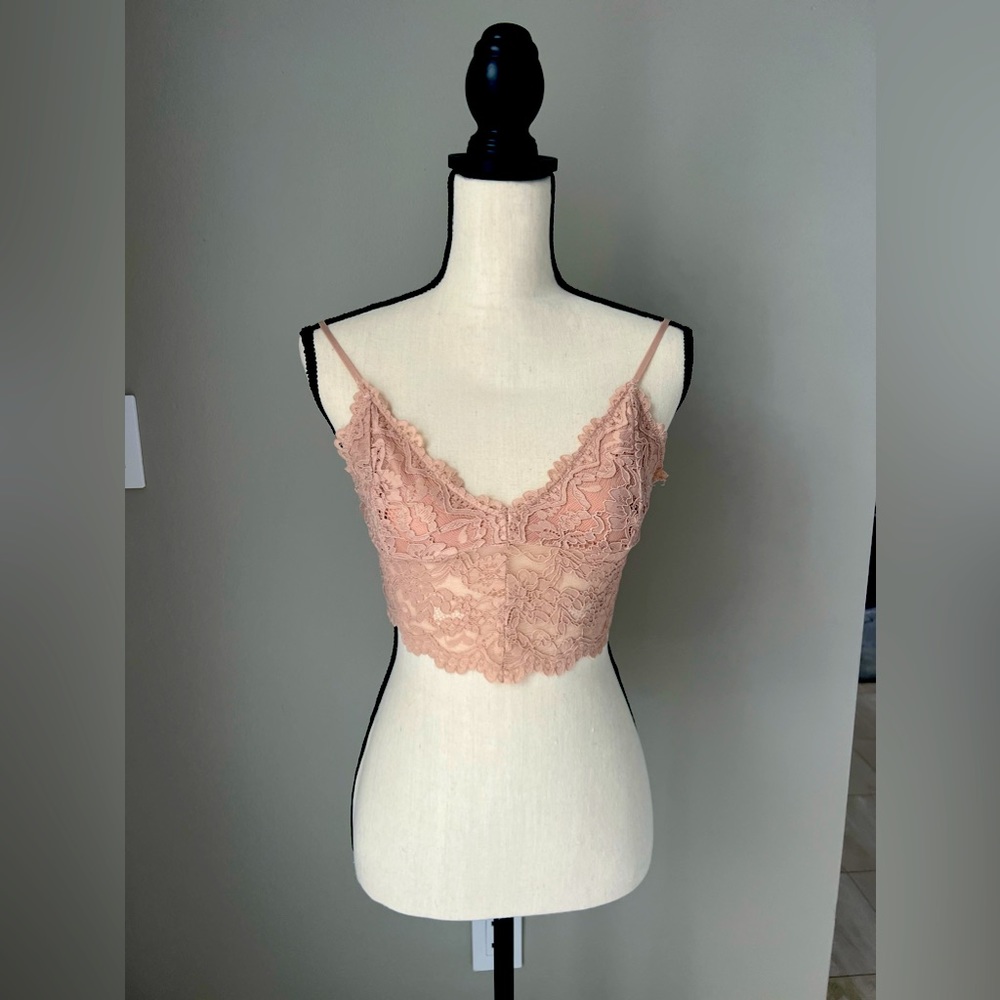 Zara lace crop top